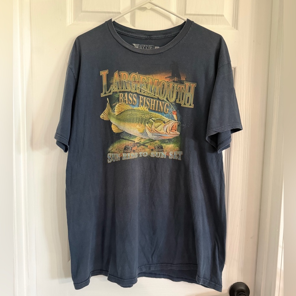 Newport Blue Largemouth Bass T-Shirt